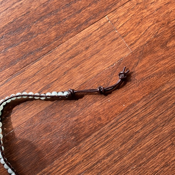 Leather bead wrap bracelet - Picture 2 of 3